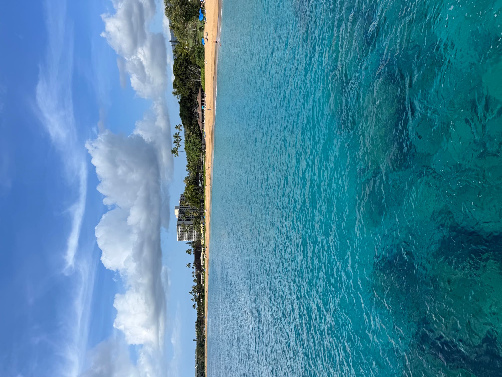 Ka'anapali Beach turquoise water, Maui
